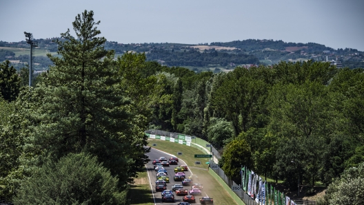 Il circuito del Santerno durante il fine settimana del Dtm a Imola