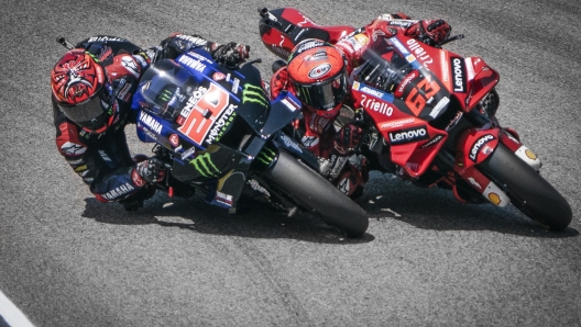 Fabio Quartararo Francesco Bagnaia Campionato del Mondo MotoGP 2022 MotoGP Germania Sachsenring, 19/06/2022 Foto : Alessandro Giberti / Ciamillo Castoria