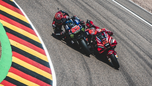 Fabio Quartararo Francesco Bagnaia Campionato del Mondo MotoGP 2022 MotoGP Germania Sachsenring, 19/06/2022 Foto : Alessandro Giberti / Ciamillo Castoria