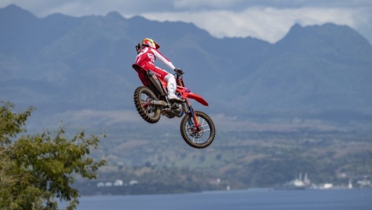 Tim Gajser (Honda) si porta a 125 punti di vantaggio in campionato. Foto: Honda HRC