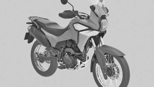 Un rendering della Honda NX 200