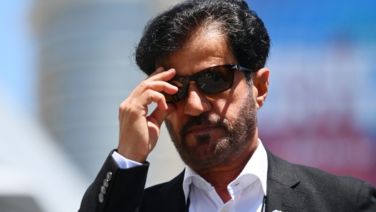 BAKU, AZERBAIJAN - JUNE 11: Mohammed ben Sulayem, FIA President, walks in the Paddock prior to final practice ahead of the F1 Grand Prix of Azerbaijan at Baku City Circuit on June 11, 2022 in Baku, Azerbaijan. (Photo by Dan Mullan/Getty Images)