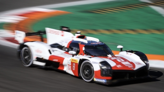 La Toyota GR010 Hybrid seconda a Monza. Toyota Gazoo Racing