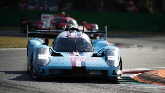 La Glickenhaus che scattava dalla pole position ed è stata costretta al ritiro. Wec/ J. P. Wagner