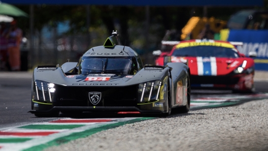 Una delle due Hypercar Peugeot 9X8, al debutto a Monza. Wec/H. Parvin