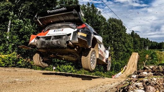 Elfyn Evans (Toyota), 2° nella Power Stage e 2° nel Rally