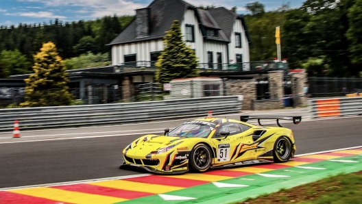 La Ferrari 488 GT3 (Iron Lynx) di Calado-Molina-Nielsen. Sro/J. Benichou