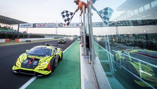 La Lamborghini Huracan vincitrice del doppio round del Super Trofeo a Misano