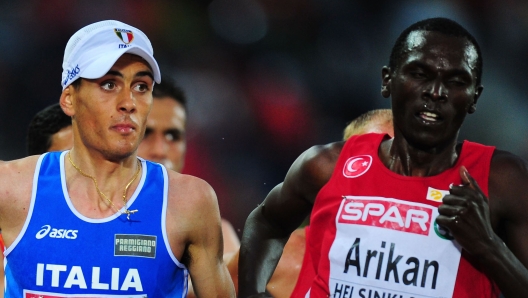 Daniele Meucci e Polat Kemboi Arikan nel 2012