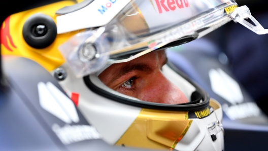 SPA, BELGIUM - AUGUST 27: Max Verstappen of the Netherlands and Oracle Red Bull Racing prepares to drive in the garage during final practice ahead of the F1 Grand Prix of Belgium at Circuit de Spa-Francorchamps on August 27, 2022 in Spa, Belgium. (Photo by Dan Mullan/Getty Images)