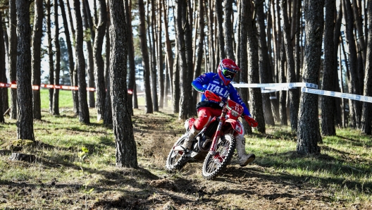 Samuele Bernardini (Honda), all'esordio alla Six Days