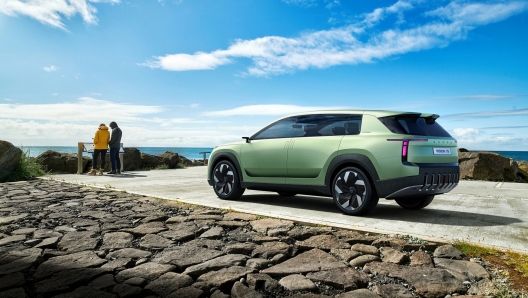 Il posteriore del concept Skoda Vision 7S