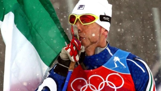 Cristian Zorzi in occasione della vittoria dell'oro a Torino 2006