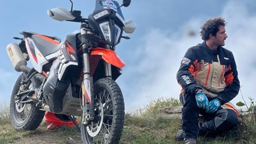 Tommaso Montaneri e la sua Ktm 890 Adventure R