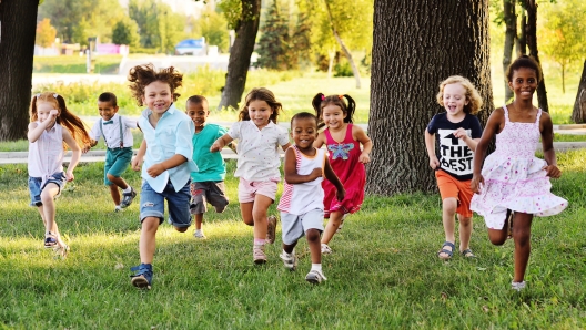 Istinto di correre nei bambini