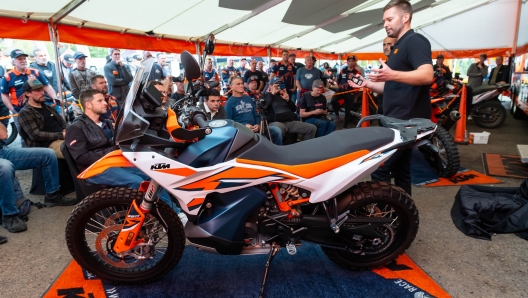 La presentazione della Ktm 890 Adventure R 2023 ai Ktm Adventure Rider Rally di Donnelly, Idaho, negli Stati Uniti d'America