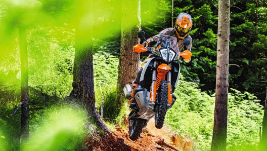 Chris Birch in azione con la Ktm 890 Adventure R 2023