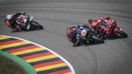 Fabio Quartararo Francesco Bagnaia Campionato del Mondo MotoGP 2022 MotoGP Germania Sachsenring, 19/06/2022 Foto : Alessandro Giberti / Ciamillo Castoria