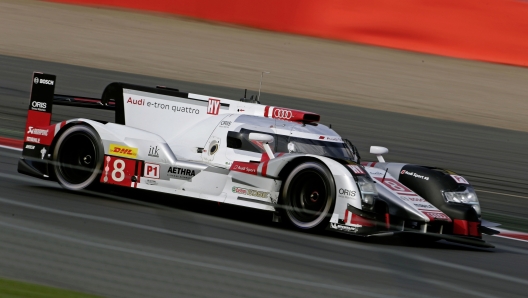 Audi R18 e-tron quattro #8 (Audi Sport Team Joest), Lucas di Grassi, Loïc Duval, Oliver Jarvis