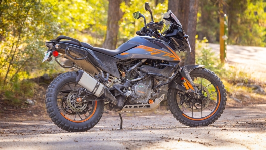 Il posteriore della Ktm 390 Adventure