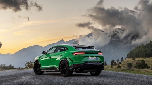 Il posteriore di Lamborghini Urus Performante