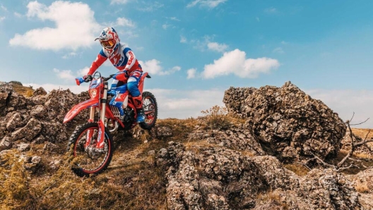 Beta RR Racing 125 cc Enduro 2023 in azione