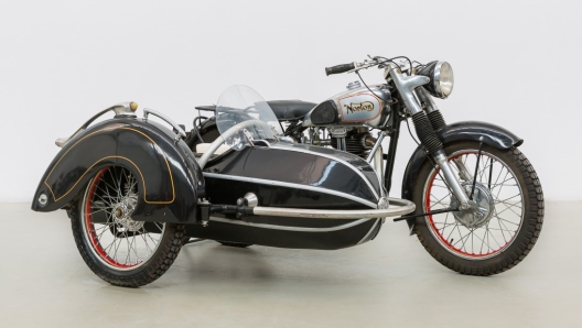 La Norton 500 con sidecar