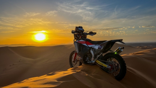 La Fantic Xef 450 Rally ufficiale con la quale Tiziano Internò racconterà la Dakar 2023