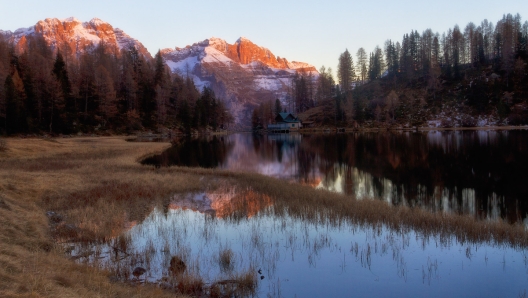 Sulle Dolomiti Lago delle Malghette