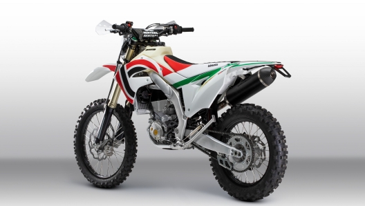 La tre quarti posteriore della Bimota BX 450