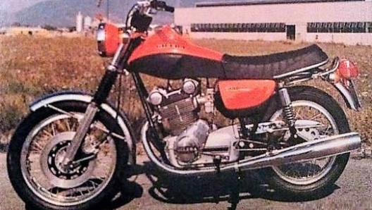 La seconda e ultima versione della Gilera 500 realizzata nel 1973