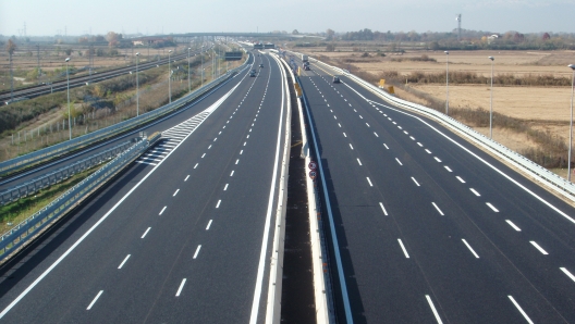 Un tratto dell'autostrada A4 Milano-Torino