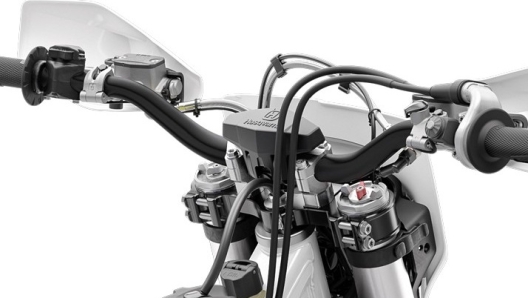 Il manubrio ProTaper della nuova Husqvarna TE 300 Heritage