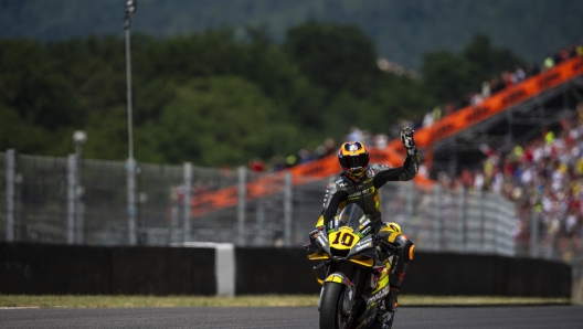 Luca Marini in azione