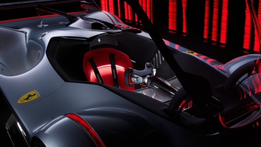 L'abitacolo della Ferrari Vision Gran Turismo