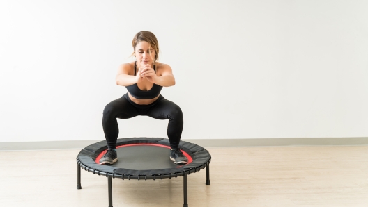 Mini trampolino per allenamento a casa come corsa