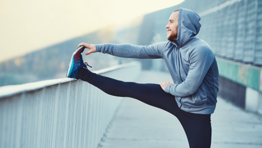 stretching outdoor