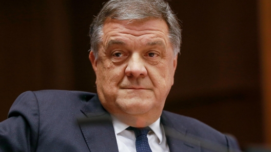 Pier Antonio Panzeri, chair of the European Parliament's Subcommittee on Human Rights attends the 70th anniversary of the Universal declaration of human right's conference at the European Parliament in Brussels, Belgium, 20 November 2018. ANSA/STEPHANIE LECOCQ