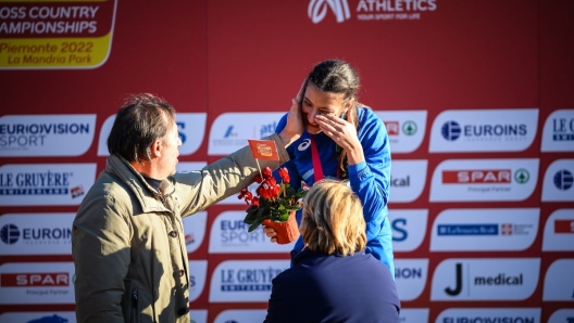 Nadia Battocletti sul podio a Venaria Reale