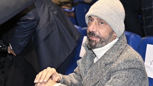 Gianluca Vialli e Roberto Mancini durante il primo giorno della 40/a edizione del Torino film festival, 26 novembre 2022 ANSA/ALESSANDRO DI MARCO