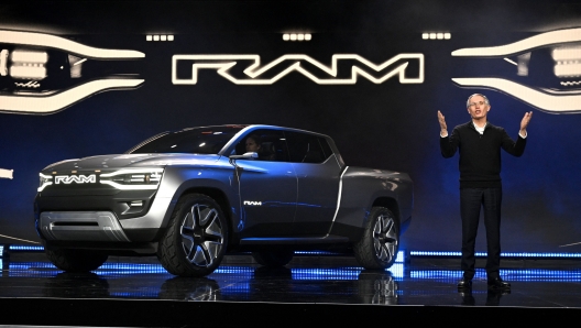 Tavares durante la presentazione del Ram 1500 Revolution Afp