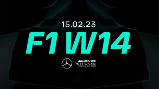 La locandina di presentazione della Mercedes F1