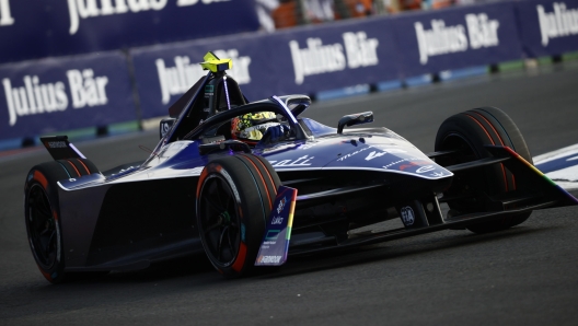 epa10403980 Eduardo Mortara of Maserati MSG Racing in action during the first free practice session of the 2023 Mexico CityE-Prix at Hermanos Rodriguez race track in Mexico City, Mexico, 13 January 2023.  EPA/Jose Mendez