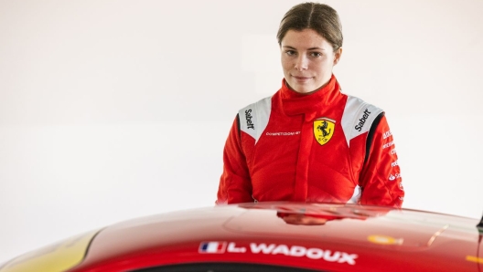 Lilou Wadoux, 21 anni, pilota ufficiale Ferrari GT