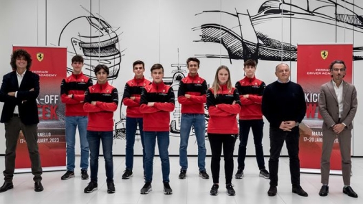 I componenti della Ferrari Driver Academy 2023