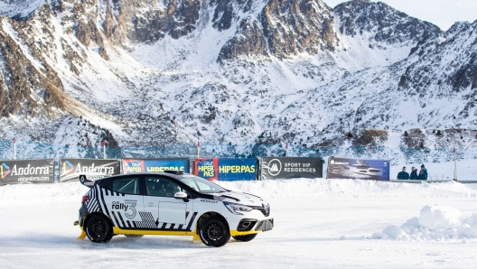 Renault Clio Rally3 launch on the Circuit Andorra - Pas de la Casa, on January 15, 2023 in Encamp, Andorra - Picture Damien Doumergue / DPPI