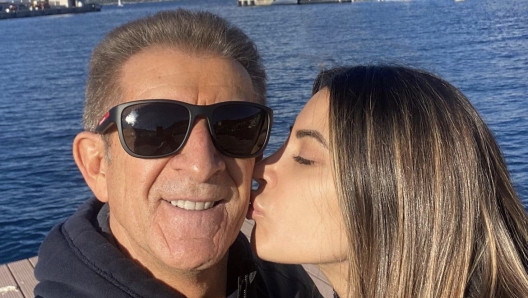 Ezio Greggio e la compagna Romina Pierdomenico