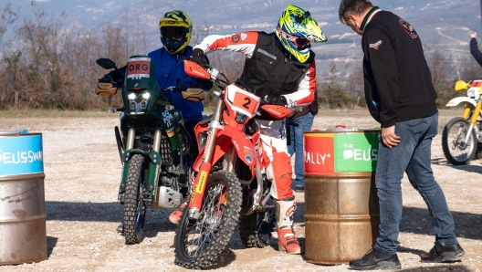 Il via della tappa esterna del Deus Swank Rally di MBE in Valpolicella