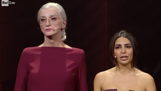 Drusilla Foer e Pegah Ariston Sanremo 2023 monologo