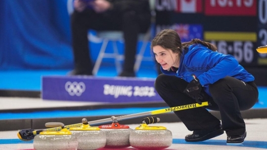 Stefania Constantini, classe 1999, impegnata in un match alle Olimpiadi di Pechino